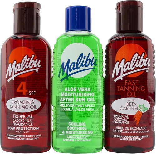 Tanning oil 3x100ml spf4 - oil,